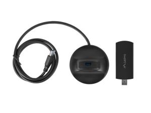 Adapter Lanberg USB adapter wireless network card nc-3000-wi ax3000 tri-band 2x internal antennas