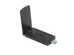 Adapter Lanberg USB adapter wireless network card nc-3000-wi ax3000 tri-band 2x internal antennas