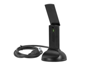 Adapter Lanberg USB adapter wireless network card nc-3000-wi ax3000 tri-band 2x internal antennas