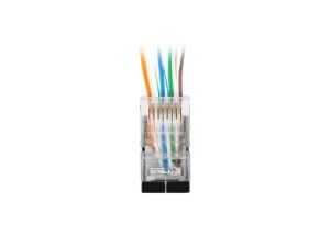 Conector Lanberg RJ-45 FTP CAT.6 mufă 8P8C tip trecere (100 buc)