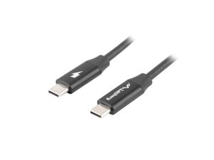 Cable Lanberg USB-C M/M 2.0 cable 1.8m Quick Charge 4.0, black