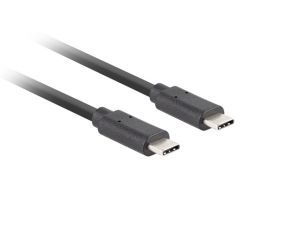 Cable Lanberg USB-C M/M 3.1 gen 2 cable 1m 10GB/s pd100w black