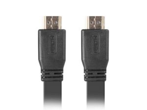 Cablu Lanberg HDMI M/M V2.0 cablu 3m, plat 4K, negru