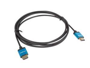 Cablu Lanberg HDMI M/M V2.0 4K cablu 1m, subtire, negru