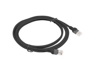 Cable Lanberg patch cord CAT.6 2m, black