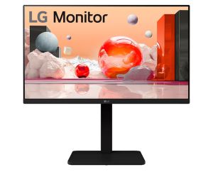 Monitor LG 24BA550-B, 23.8" IPS LED AG, 200cd/m2, Full HD 1920x1080, 100Hz, sRGB 95%, D-Sub, Display Port, HDMI, USB 5 Gbps, Speaker 2W x 2, Tilt, Height, Swivel, Pivot, Reader Mode, LG Switch app, Black