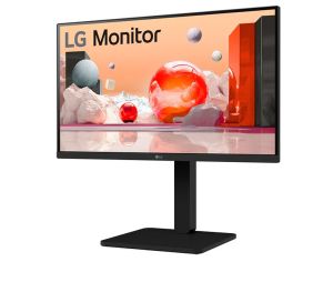 Monitor LG 24BA550-B, 23.8" IPS LED AG, 200cd/m2, Full HD 1920x1080, 100Hz, sRGB 95%, D-Sub, Display Port, HDMI, USB 5 Gbps, Speaker 2W x 2, Tilt, Height, Swivel, Pivot, Reader Mode, LG Switch app, Black