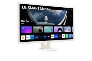Monitor LG 32SR50F-W, 31.5" IPS Smart webOS23, Anti-Glare, 8ms, 1200:1, 250cd/m, sRGB 99%, FHD 1920x1080, HDR 10, HDMI, USB, Wi-Fi B/in, AirPlay 2, Speakers 5W x 2, Tilt, White