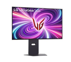 Monitor LG 32GS95UV-B, 31.5" 4K UHD OLED Dual-Mode, 0.03ms (GtG), UHD (3840x 2160), 4K 240Hz, FHD 480Hz, 1500000:1, 450 cd/m2, 1000:1, DCI-P3 98%, AMD FreeSync, NVIDIA G-Sync, DTS, Spacer 7Wx2, VRR, HDR 400, USB Down/Up-stream, HDMI, DisplayPort, Tilt, H
