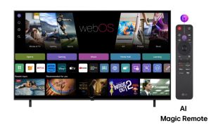 TV LG 75QNED80A3A, 75" 4K QNED HDR Smart TV, 3840x2160, DVB-T2/C/S2, Alpha 7 AI Processor, HDR10 / HLG, webOS 25 ThinQ, VRR / ALLM / HGiG, 4K Upscaling, WiFi 5, Voice Controll, Bluetooth 5.1, AirPlay 2, LAN, CI, HDMI, SPDIF, Google Cast, 2 poles Sta