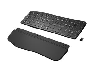Keyboard Natec wireless bluetooth keyboard PORIFERA x-scissors, backlit ergonomic uslayout