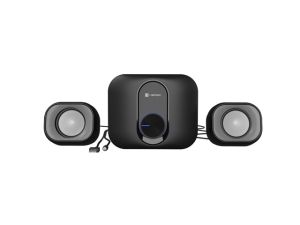Loudspeakers Natec Speakers Pug 11w rms 2.1, Black