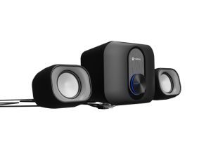 Loudspeakers Natec Speakers Pug 11w rms 2.1, Black