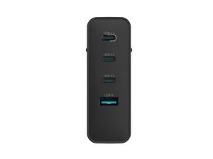 Adapter Natec USB Charger Ribera 3X USB-C + 1x USB-A 100W, Black