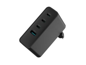 Adapter Natec USB Charger Ribera 3X USB-C + 1x USB-A 100W, Black