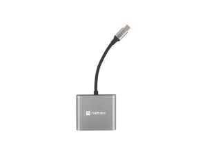 Docking station Natec USB-C Multiport Adapter 3 in 1 Fowler MINI USB 3.0, HDMI 4K, USB-C PD
