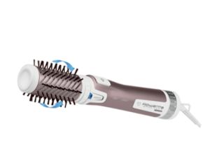 Perie electrica de par Rowenta CF9540F0, Brush Activ Volume & Shine Premium Care, acoperire cashmere, perie rotativa, dubla ionizare, 1000 W, 2 setari de temperatura + aer rece, 2 directii de rotatie, 2 perii diametre (40 mm - 50 mm)
