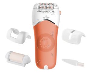 Epilator Rowenta EP4920F0, Wet & Dry Aquasoft, epilator/ aparat de ras/ aparat de tuns 3 în 1, tehnologie avansată de epilare, 24 pensete igienice din oțel inoxidabil și deschidere pentru pensete de 0,8 mm, sistem de ghidare a părului, cap de 31 mm, corp 