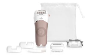 Epilator Rowenta EP4930F0 Wet & Dry Aquasoft, epilator/ aparat de ras/ aparat de tuns 3 în 1, tehnologie avansată de epilare