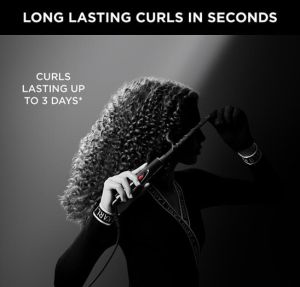 Ondulator Rowenta CF311LF0 CURLER CHOPSTICKS CURLS FOREVER KL, butoi de 10 mm, acoperire Keratin & Shine, 180° C, timp de încălzire de 30 de secunde