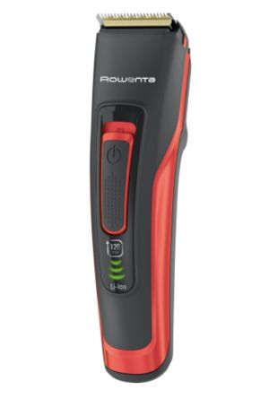 Trimmer Rowenta TN5221F4 Aparat de tuns Advancer Style, par + barba, fara fir + cu fir, lame lavabile, lame din otel inoxidabil cu autoascutire, lungime minima de taiere 0,5 mm, lama de par 42 mm, 2 piepteni de par, 29 pozitii de lungime de taiere, functi