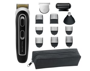 Mașină de tuns Rowenta TN9140F4, Multistyler Trim & Style Easy, păr + barbă + corp + ureche și nas, fără fir, umedă și uscată, lungime minimă de tuns 0,5 mm, lamă de păr 42 mm, 6 piepteni de păr fix, lungimi de tuns 3, 6, 9 , 12, mm, lama de barba 32mm, 3