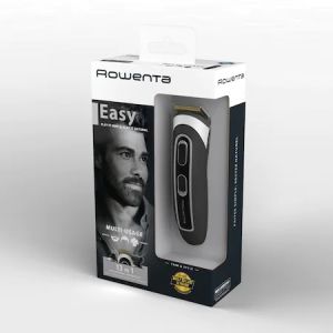 Mașină de tuns Rowenta TN9140F4, Multistyler Trim & Style Easy, păr + barbă + corp + ureche și nas, fără fir, umedă și uscată, lungime minimă de tuns 0,5 mm, lamă de păr 42 mm, 6 piepteni de păr fix, lungimi de tuns 3, 6, 9 , 12, mm, lama de barba 32mm, 3