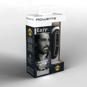 Mașină de tuns Rowenta TN9140F4, Multistyler Trim & Style Easy, păr + barbă + corp + ureche și nas, fără fir, umedă și uscată, lungime minimă de tuns 0,5 mm, lamă de păr 42 mm, 6 piepteni de păr fix, lungimi de tuns 3, 6, 9 , 12, mm, lama de barba 32mm, 3