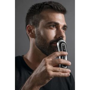 Mașină de tuns Rowenta TN9140F4, Multistyler Trim & Style Easy, păr + barbă + corp + ureche și nas, fără fir, umedă și uscată, lungime minimă de tuns 0,5 mm, lamă de păr 42 mm, 6 piepteni de păr fix, lungimi de tuns 3, 6, 9 , 12, mm, lama de barba 32mm, 3