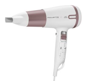 Uscător de păr Rowenta CV7461F0, Pro Respect Premium Care, motor DC, 2400W, difuzor activ, ionic, acoperire cu cheratina cashemer, 3temp / 2 viteze, aer rece