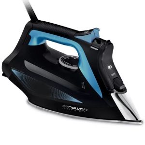 Fier de calcat Rowenta DW5310D1 Focus Excel, albastru si negru, 2700W, setare manuala, 45g/min, iesire de abur 45g/min, abur 180g/min, anti-picurare, rezervor 300ml