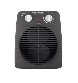 Soba cu ventilator Rowenta SO2210F0, 2000W, 2 viteze, ventilator racire, 59db(A), termostat. GRI / NEGRU