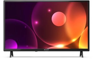 TV Sharp 32FA2E, 32 inchi LED HD 1366x768, 1.000.000:1, DVB-T/T2/C/S/S2, Active Motion 100, difuzor 2x8W, Dolby Digital, CI+, 3xHDMI, USB, Bluetooth, LAN, intrare video/audio (3 x RCA), Mod Hotel, Stand cu 2 poli