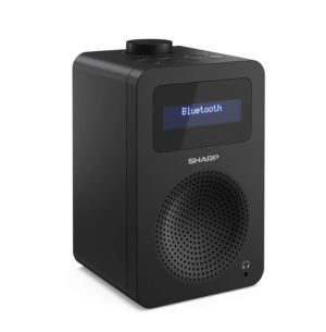 Radio Sharp Radios DR-430(BK), DIGITAL RADIO, Bluetooth 5.0, 5W, 20 DAB+/DAB/FM, Auto time/date, LCD Display, Dual alarm, 3.5mm Headphone jack / line-out, Black