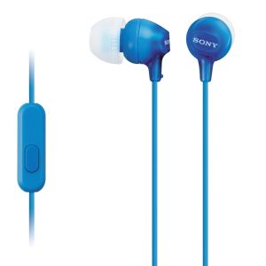 Căști Căști Sony MDR-EX15AP albastru