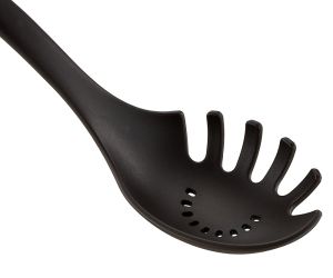 Lingurita Tefal K2060214, Ingenio, Lingura pentru paste, Instrument de bucatarie, Nailon/Fibra de sticla, 39,6x10,6x6,4cm, Pana la 220°C, Lavabil la masina de spalat vase, negru