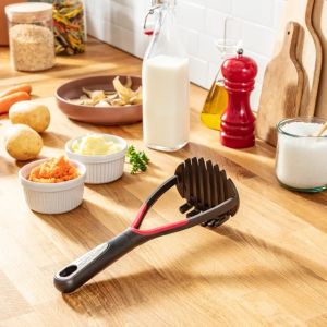 Press Tefal K2071214, Ingenio, Potato masher, Kitchen tool, Naylon/Fiberglass, 31x11x9cm, Up to 230°C, Handwash preferred, black