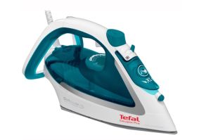 Fier de calcat Tefal FV5718E0, Easygliss Plus, verde deschis, 2500W - 45g/min - shot 195g/min - Antidrip smart technology - rezervor de apa 270 ml - Durilium AirGlide