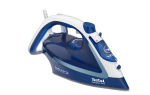 Fier de calcat Tefal FV5735E0, Easygliss Plus, albastru inchis, 2500W - 45g/min - shot 220g/min - Antidrop smart technology - Auto-off - rezervor de apa 270 ml - Durilium AirGlide