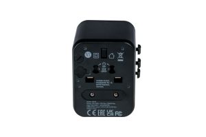 Adapter Verbatim UTA-01 Universal Travel Adapter with 2 x USB-A ports