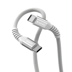 Cable Verbatim Sync & Charge USB-C to USB-C 100W Magnetic 120 cm - Grey