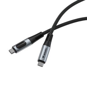 Cable Verbatim Sync & Charge USB-C to USB-C 100W Display 120 cm