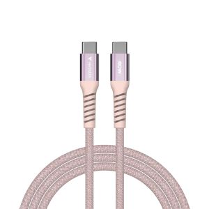 Cable Verbatim Sync & Charge USB-C to USB-C 60W Magnetic 120 cm - Pink
