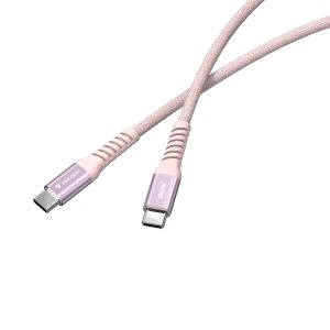Cable Verbatim Sync & Charge USB-C to USB-C 60W Magnetic 120 cm - Pink