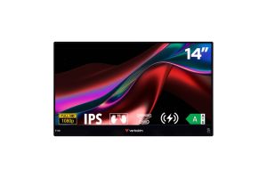 Monitor Verbatim Portable 14" FHD Touch Monitor LIGHT with Wireless Power Supply incl. Power Bank 5000mAh