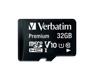 Memory Verbatim micro SDHC 32GB Class 10 (Incl. Adapter)