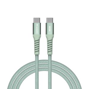 Cable Verbatim Sync & Charge USB-C to USB-C 60W Magnetic 120 cm - Green