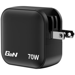 Verbatim Mini GaN Charger 70W 3 Port US plug with EU and UK adaptors