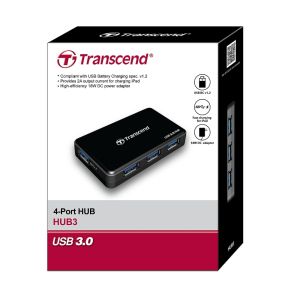 USB hub Transcend 4-Port HUB, USB 3.0