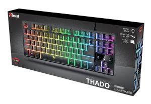 Keyboard TRUST GXT 833 Thado TKL Gaming Keyboard US